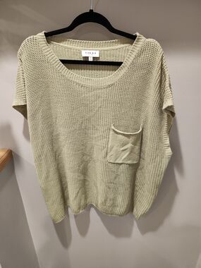 Gilli Women's Pocket Knit Sweater - Olive 3x